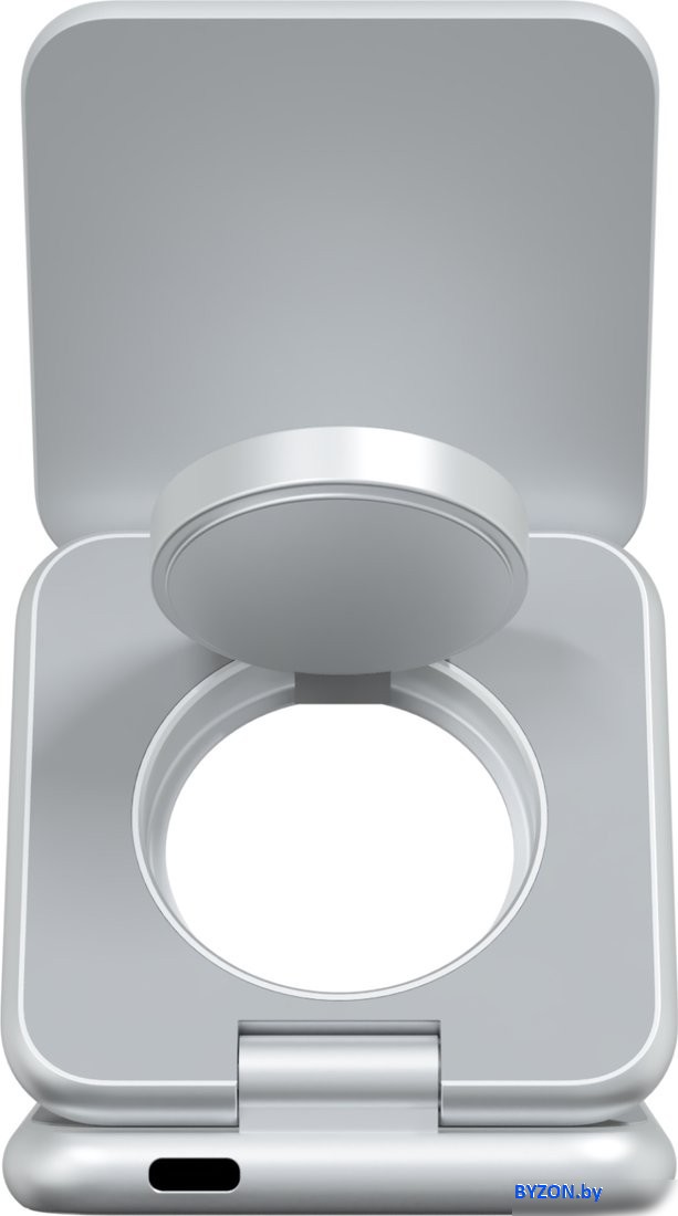 Беспроводное зарядное Magssory Fold Pro 3 в 1 WCH063 (серебристый) Беспроводное зарядное Magssory Fold Pro 3 в 1 WCH063 (серебристый)