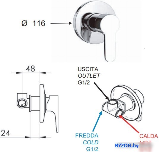 Смеситель Remer Winner W 30 Смеситель Remer Winner W 30