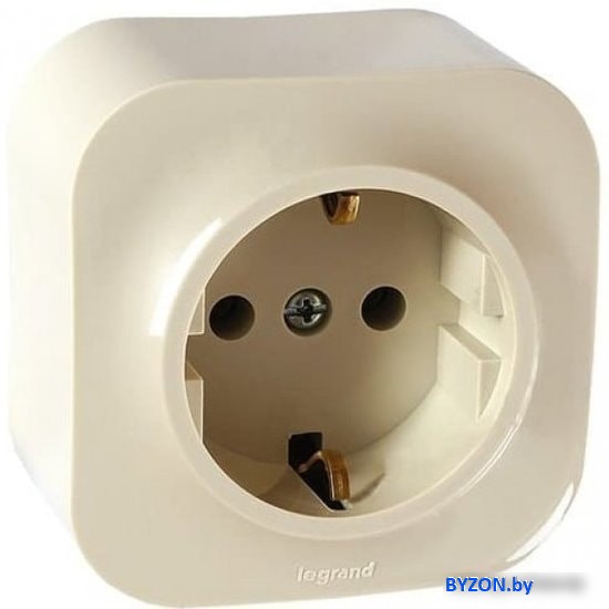 Розетка Legrand Quteo 782250 (слоновая кость) Розетка Legrand Quteo 782250 (слоновая кость)