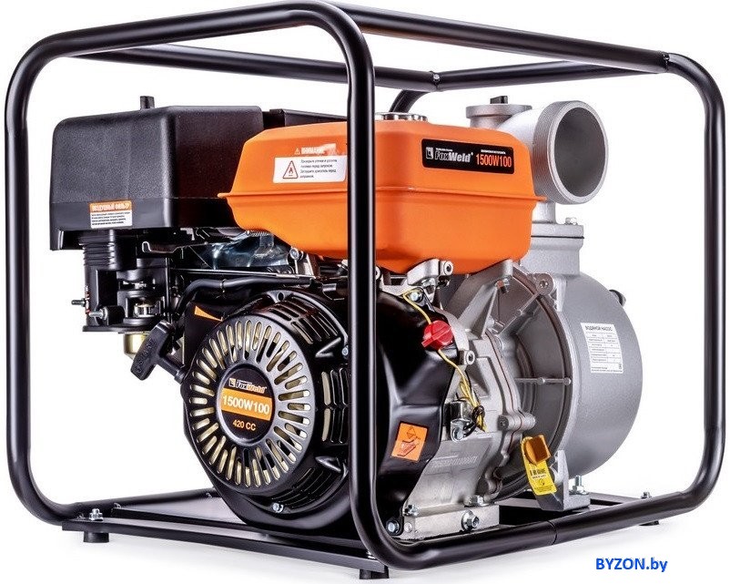Мотопомпа FoxWeld 1500W100 Мотопомпа FoxWeld 1500W100