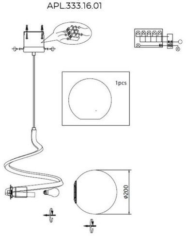Подвесная люстра Aployt APL.333.16.01 Подвесная люстра Aployt APL.333.16.01