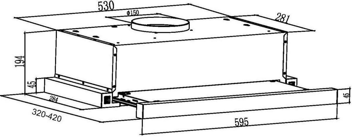 Кухонная вытяжка Schtoff TF-5260 GWH (белый) Кухонная вытяжка Schtoff TF-5260 GWH (белый)