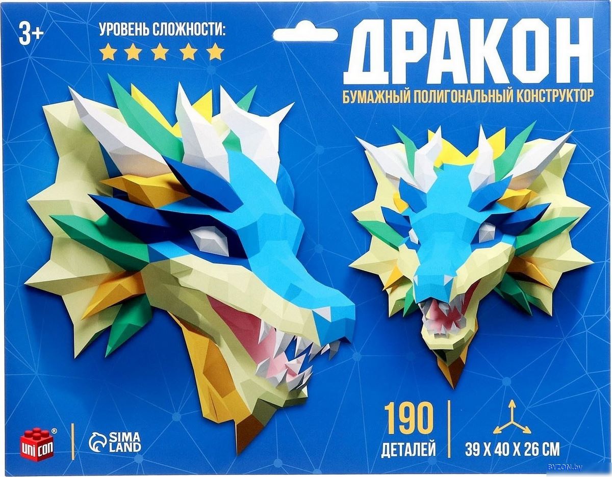 Конструктор Unicon Дракон 9642139 (190эл) Конструктор Unicon Дракон 9642139 (190эл)