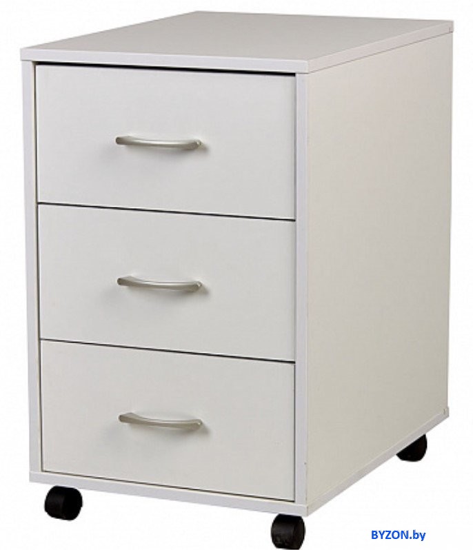 Тумба Polini Kids Mirum с ящиками на колесах 40x55 0002740.9 (белый) Тумба Polini Kids Mirum с ящиками на колесах 40x55 0002740.9 (белый)