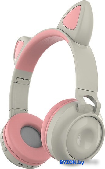 Наушники QUMO Party Cat 32303 (бежевый) Наушники QUMO Party Cat 32303 (бежевый)