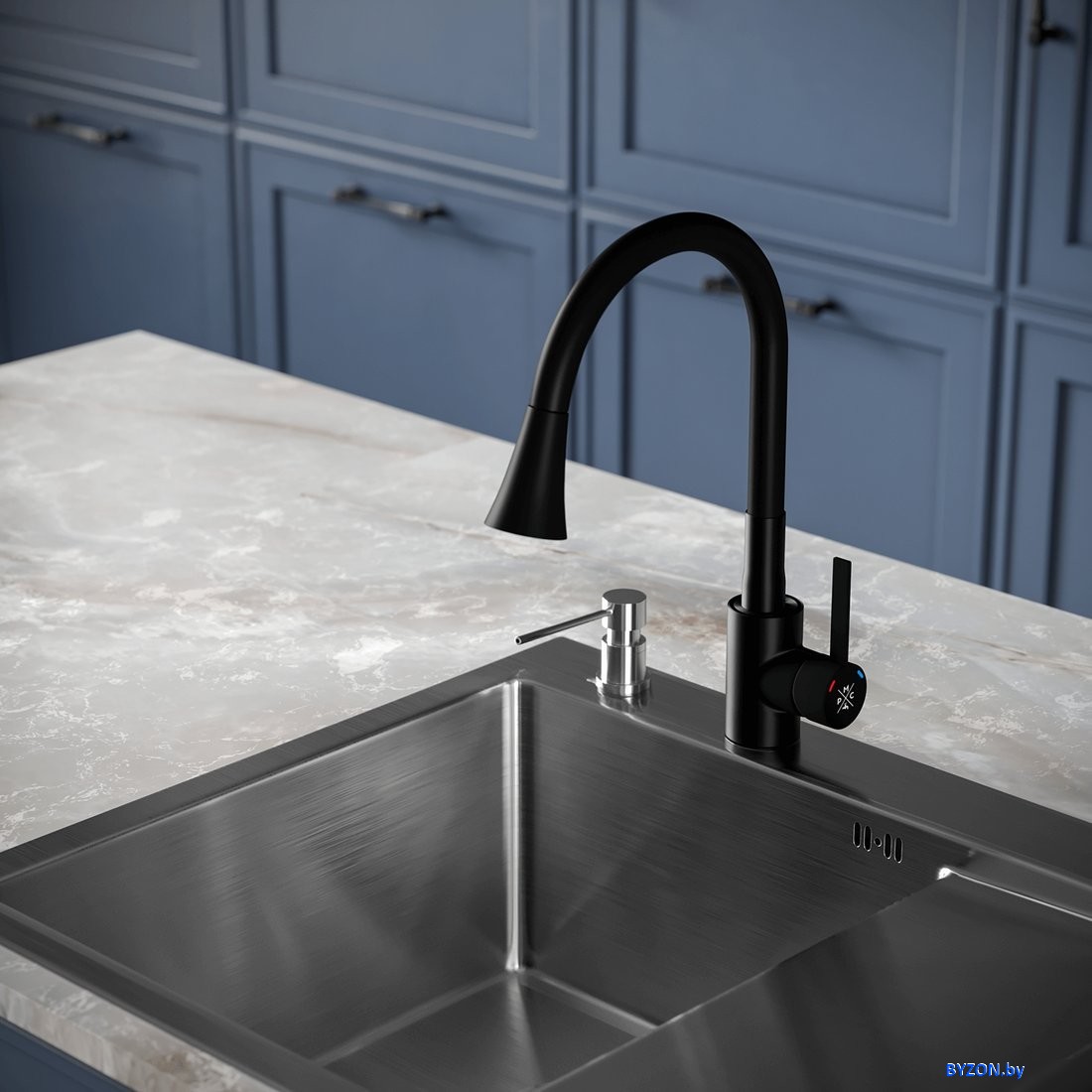 Смеситель РМС SUS123TBL-016F Смеситель РМС SUS123TBL-016F