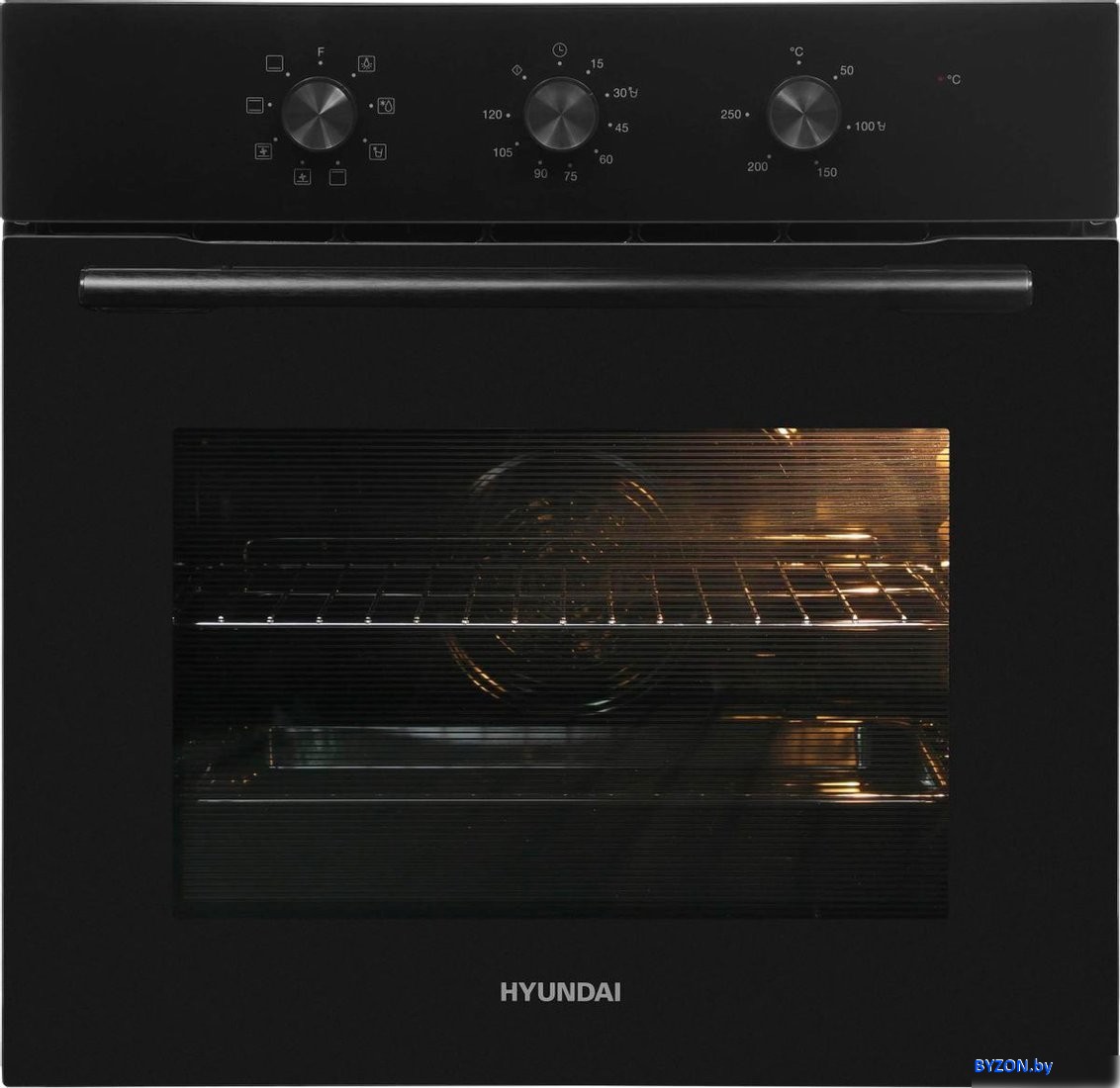 Электрический духовой шкаф Hyundai HEO 66412 BG Электрический духовой шкаф Hyundai HEO 66412 BG
