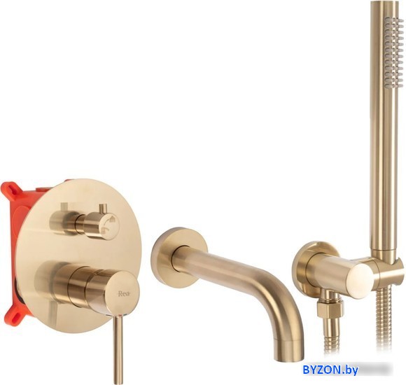 Смеситель Rea Lungo Matt Gold B7503 (матовое золото) Смеситель Rea Lungo Matt Gold B7503 (матовое золото)