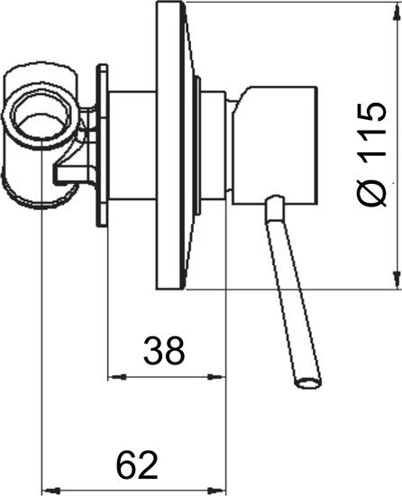 Смеситель Remer Minimal N 30 Смеситель Remer Minimal N 30
