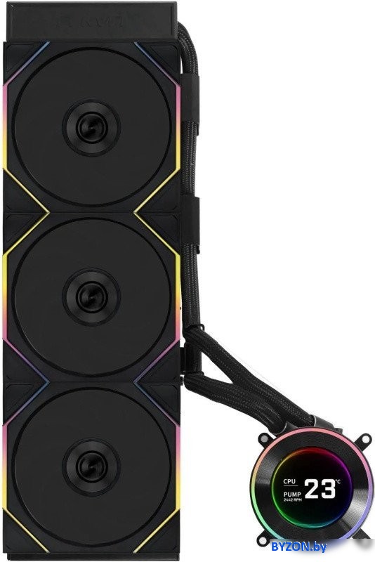 Система жидкостного охлаждения для процессора Lian Li Hydroshift II LCD-C 360TL GHS2LCD36TB G89.GHS2LCD36TB.R0 Система жидкостного охлаждения для процессора Lian Li Hydroshift II LCD-C 360TL GHS2LCD36TB G89.GHS2LCD36TB.R0