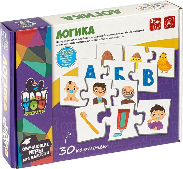 Мозаика/пазл Bondibon Baby You Логика ВВ4821 Мозаика/пазл Bondibon Baby You Логика ВВ4821