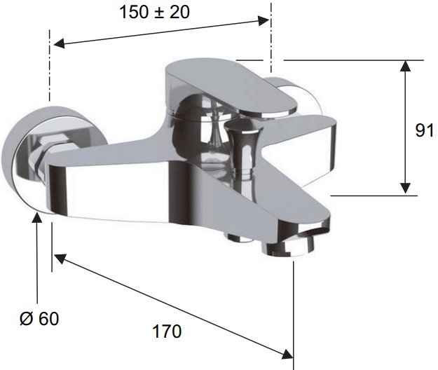 Смеситель Remer Class Line L 05 Смеситель Remer Class Line L 05