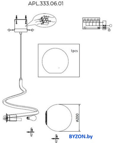 Подвесная люстра Aployt APL.333.06.01 Подвесная люстра Aployt APL.333.06.01