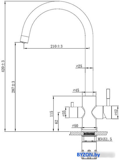 Смеситель Esko K22 B Смеситель Esko K22 B