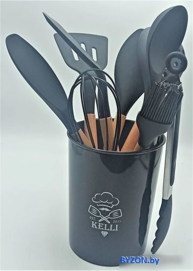 Набор кухонный KELLI KL-01121 (черный) Набор кухонный KELLI KL-01121 (черный)