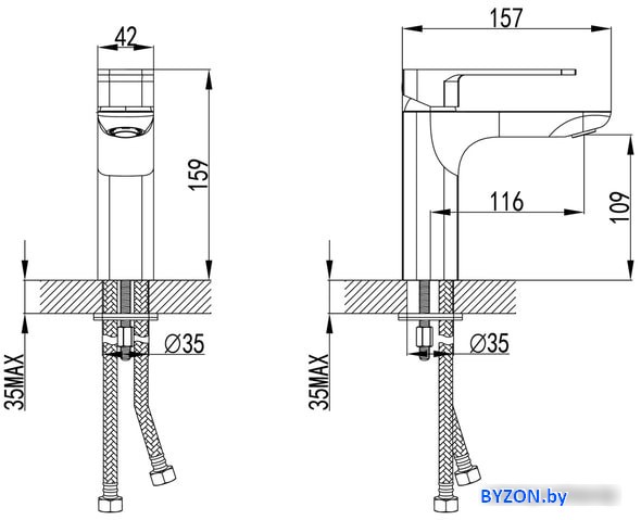 Смеситель IDDIS Slide SLIWT00i01 Смеситель IDDIS Slide SLIWT00i01