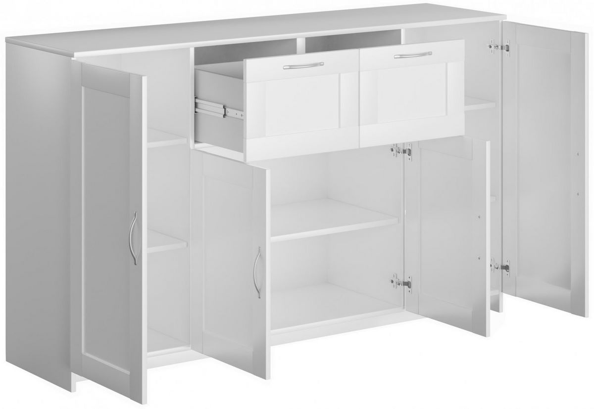 Тумба Mio Tesoro Сириус 4 двери и 2 ящика 156x95 2.02.03.300.1 (белый) Тумба Mio Tesoro Сириус 4 двери и 2 ящика 156x95 2.02.03.300.1 (белый)