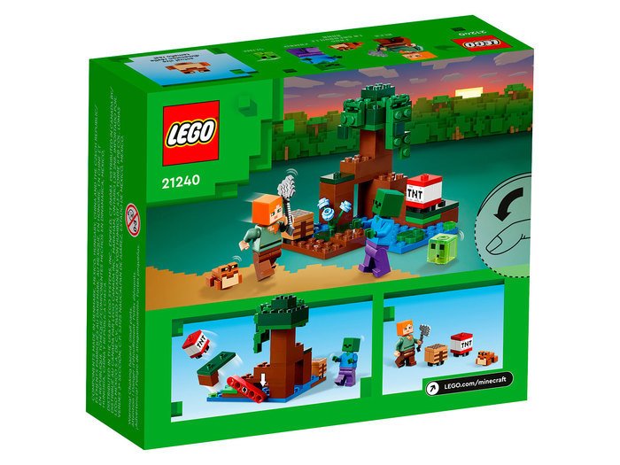 Конструктор LEGO Minecraft 21240 Болотное приключение Конструктор LEGO Minecraft 21240 Болотное приключение