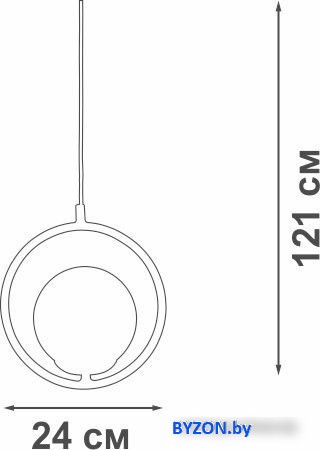Подвесная люстра Vitaluce V2946-1/1S Подвесная люстра Vitaluce V2946-1/1S