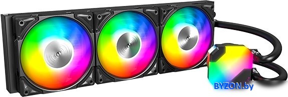 Жидкостное охлаждение для процессора Montech HyperFlow ARGB 360 (черный) Жидкостное охлаждение для процессора Montech HyperFlow ARGB 360 (черный)