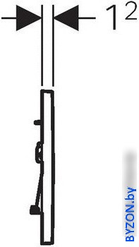 Geberit Sigma 30 115.883.KJ.1 (белый/глянцевый хром) Geberit Sigma 30 115.883.KJ.1 (белый/глянцевый хром)