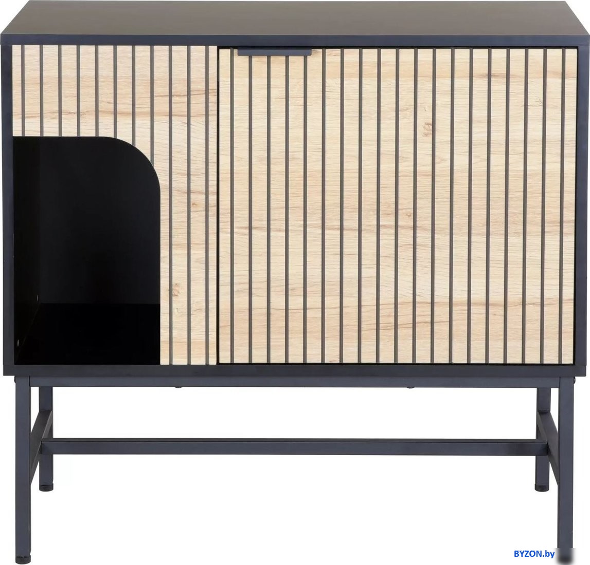 Комод Signal MAGO K3 (дуб/черный мат) Комод Signal MAGO K3 (дуб/черный мат)