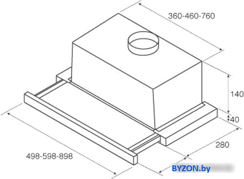 Кухонная вытяжка Jetair Aurora LX/GRX/F/90 PRF0045671C Кухонная вытяжка Jetair Aurora LX/GRX/F/90 PRF0045671C