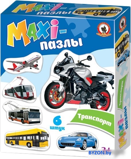 Мозаика/пазл Русский стиль Maxi Транспорт 02546 Мозаика/пазл Русский стиль Maxi Транспорт 02546