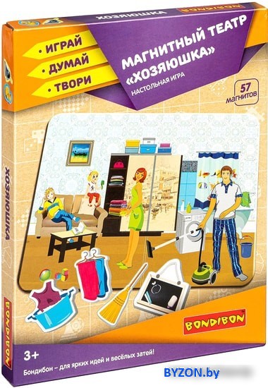 Развивающая игра Bondibon Магнитный театр. Хозяюшка ВВ4411 Развивающая игра Bondibon Магнитный театр. Хозяюшка ВВ4411