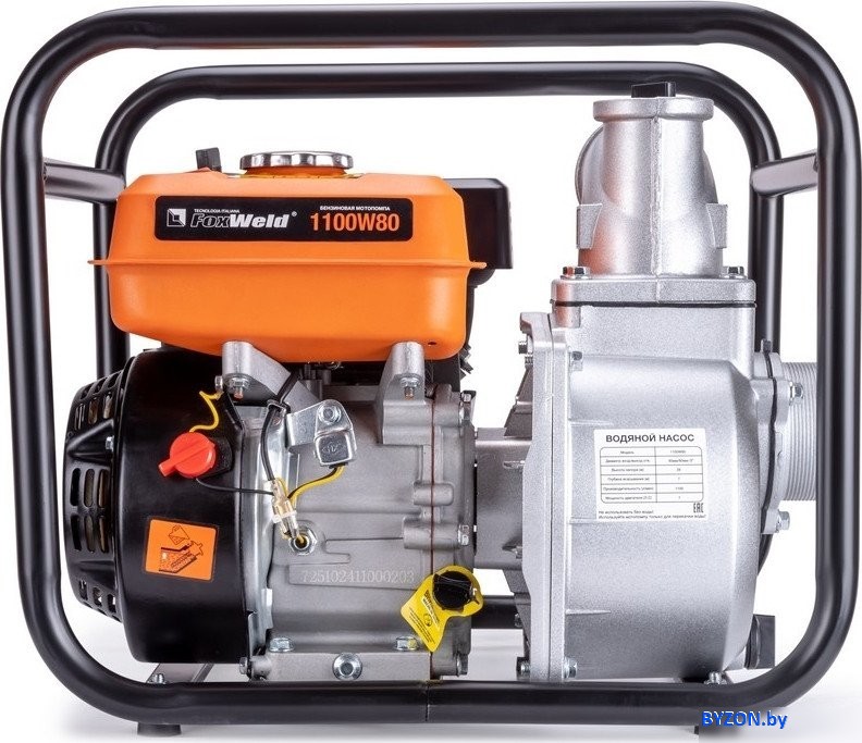 Мотопомпа FoxWeld 1100W80 Мотопомпа FoxWeld 1100W80