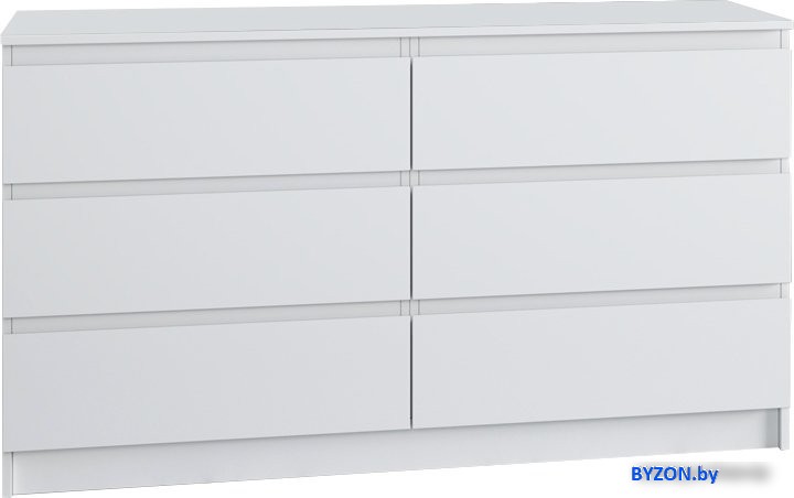 Комод ДСВ Мори МК 1380.6 (белый) Комод ДСВ Мори МК 1380.6 (белый)