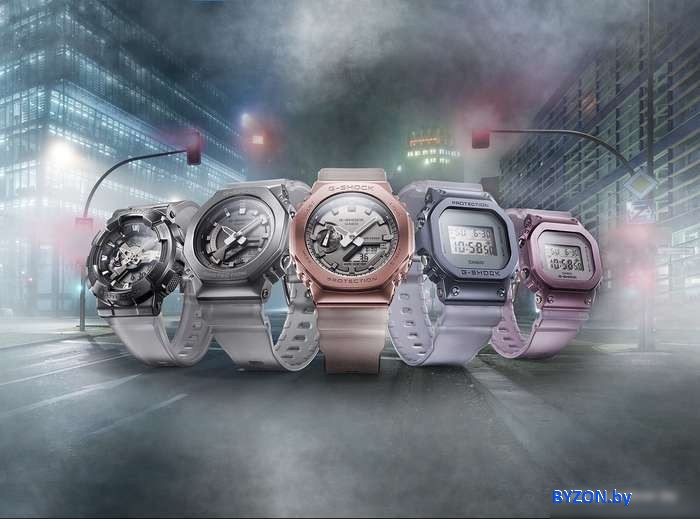 Наручные часы Casio G-Shock GM-5600MF-2E Наручные часы Casio G-Shock GM-5600MF-2E