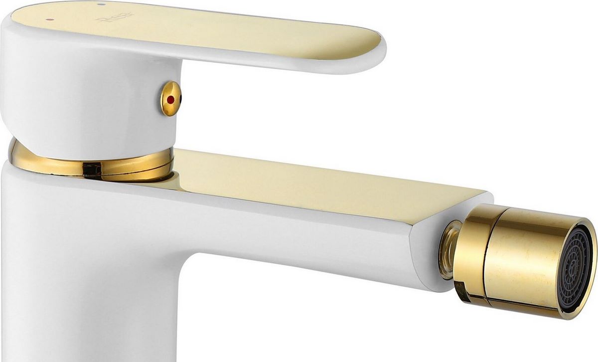 Смеситель Rea Bloom White Gold REAB9930 Смеситель Rea Bloom White Gold REAB9930