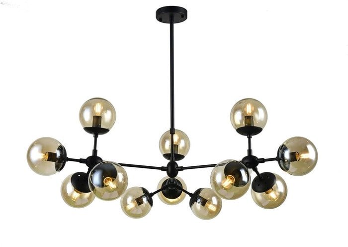 Люстра средней высоты Arte Lamp Bolla A1664SP-12BK Люстра средней высоты Arte Lamp Bolla A1664SP-12BK