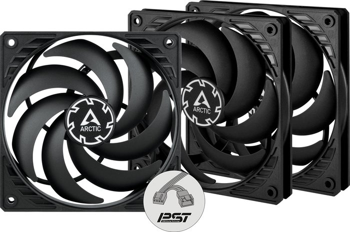Набор вентиляторов Arctic P12 Slim PWM PST 3 PCS Value Pack ACFAN00275A Набор вентиляторов Arctic P12 Slim PWM PST 3 PCS Value Pack ACFAN00275A