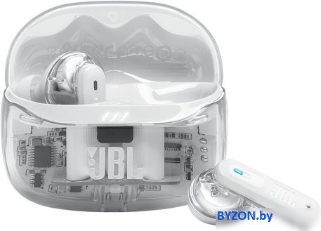 Наушники JBL Tune Beam 2 Ghost Edition (белый) Наушники JBL Tune Beam 2 Ghost Edition (белый)
