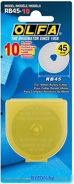 Набор сменных лезвий OLFA RB45-10 (10шт) Набор сменных лезвий OLFA RB45-10 (10шт)