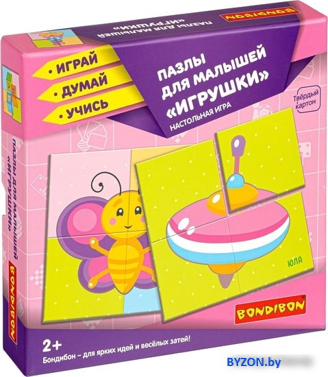 Мозаика/пазл Bondibon Пазлы для малышей. Игрушки ВВ4336 Мозаика/пазл Bondibon Пазлы для малышей. Игрушки ВВ4336