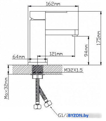 Смеситель Wisent WP10006 Смеситель Wisent WP10006