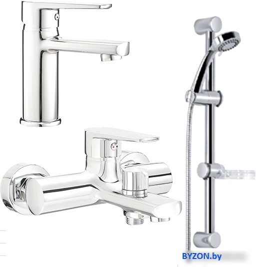 Комплект смесителей Deante Tubo BUTB010M Комплект смесителей Deante Tubo BUTB010M