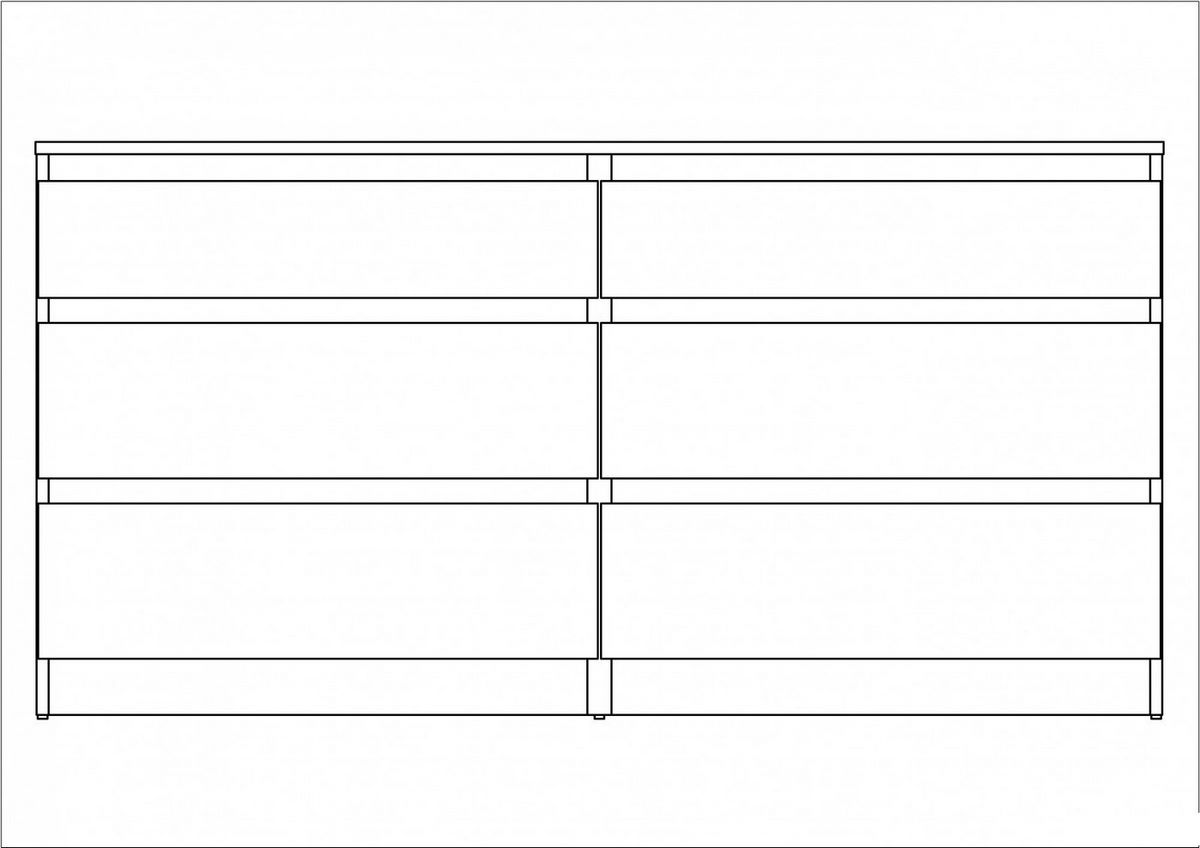 Комод Mio Tesoro Кастор 6 ящиков 2.03.02.080.4 (серый) Комод Mio Tesoro Кастор 6 ящиков 2.03.02.080.4 (серый)