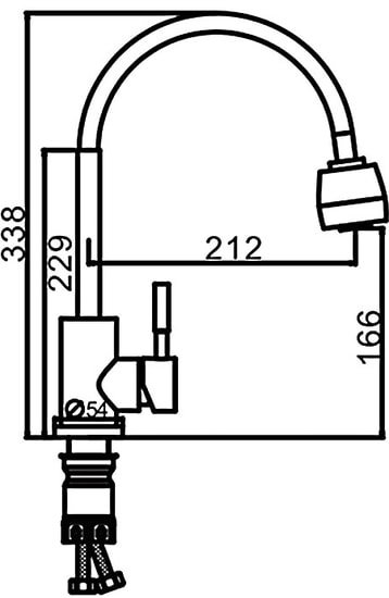 Смеситель FRAP F44899-1 Смеситель FRAP F44899-1