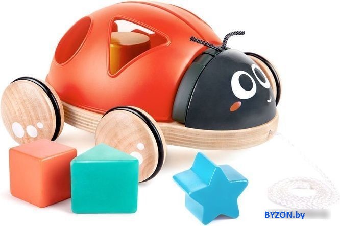 Развивающая игрушка Hape Сортер Божья коровка E0364_HP Развивающая игрушка Hape Сортер Божья коровка E0364_HP