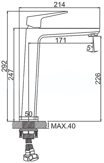 Смеситель Ledeme L1181B Смеситель Ledeme L1181B