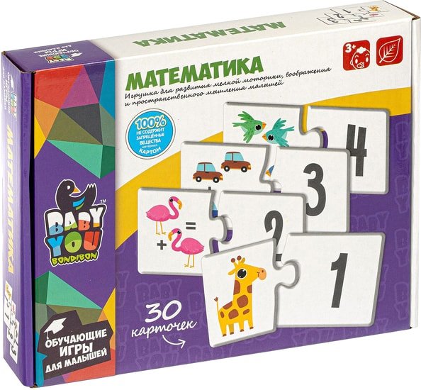 Мозаика/пазл Bondibon Baby You Математика ВВ4820 Мозаика/пазл Bondibon Baby You Математика ВВ4820