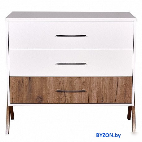 Комод Polini Kids Porto 2200 0002572.165 (белый/дуб крафт) Комод Polini Kids Porto 2200 0002572.165 (белый/дуб крафт)