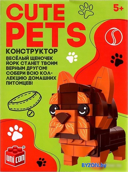 Конструктор Unicon Cute pets 9278944 Йорк Конструктор Unicon Cute pets 9278944 Йорк