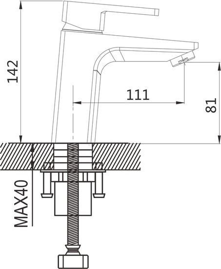 Смеситель Shevanik S8201H Смеситель Shevanik S8201H