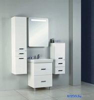 Акватон Тумба Америна 60 Н с умывальником Тигода 60 (белый) - фото2