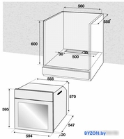 Электрический духовой шкаф BEKO BIRT 25400 XPS - фото2